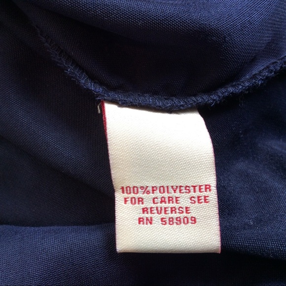 Reba Navy Crushed Velvet long Sleeved shirt Large - Picture 6 of 6